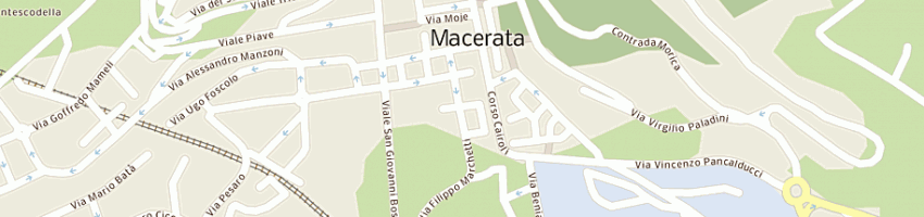 Mappa della impresa bartolucci cesare a MACERATA