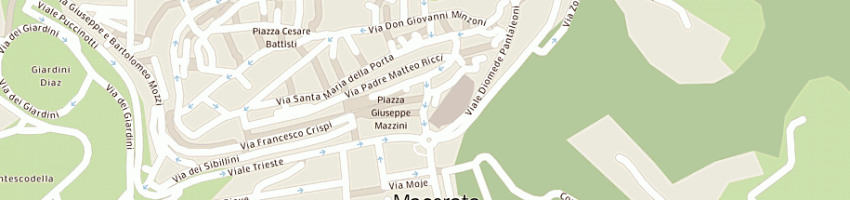 Mappa della impresa gualco carlo a MACERATA