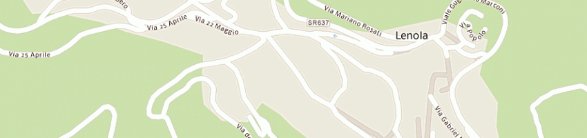 Mappa della impresa xxii comunita' montana a LENOLA