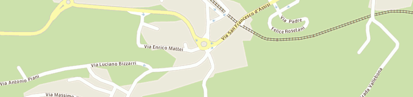 Mappa della impresa parrucchieria galassi fiorella a MACERATA