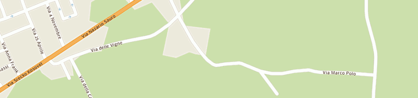 Mappa della impresa carrozzeria max di visintin massimiano a SAN CANZIAN D ISONZO