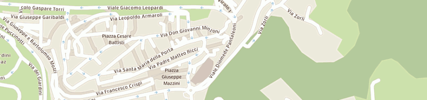 Mappa della impresa ostello asilo ricci a MACERATA