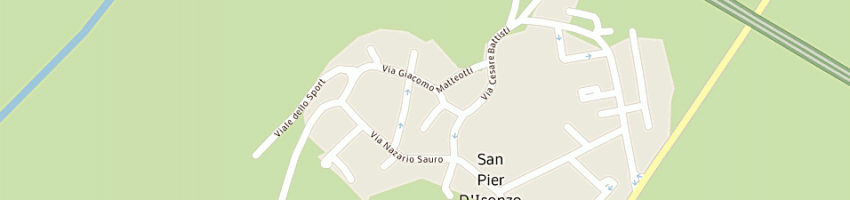 Mappa della impresa atrium di manzan giorgio e c sas a SAN PIER D ISONZO