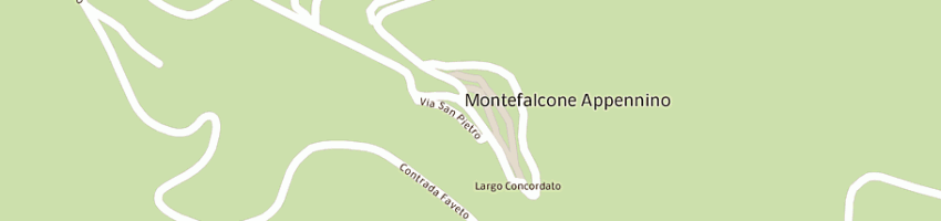 Mappa della impresa pro loco 2000 - montefalcone a MONTEFALCONE APPENNINO