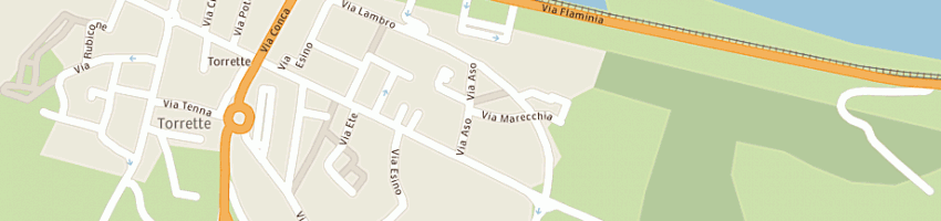 Mappa della impresa filippetti gianluca a ANCONA