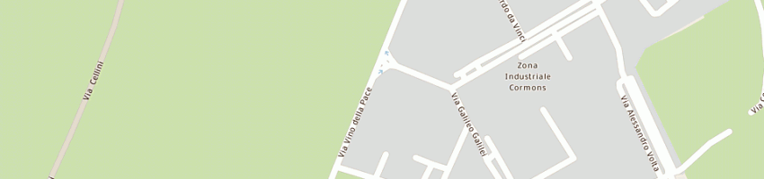 Mappa della impresa grattoni giovanni e c sas a CORMONS