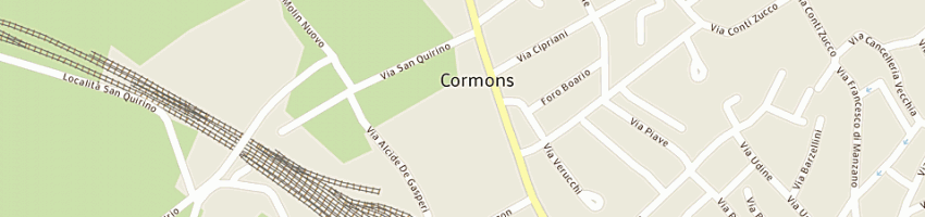 Mappa della impresa camst scrl a CORMONS