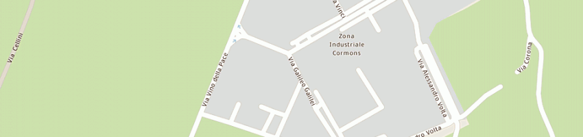Mappa della impresa puli ren zorzon g d'onghia a CORMONS