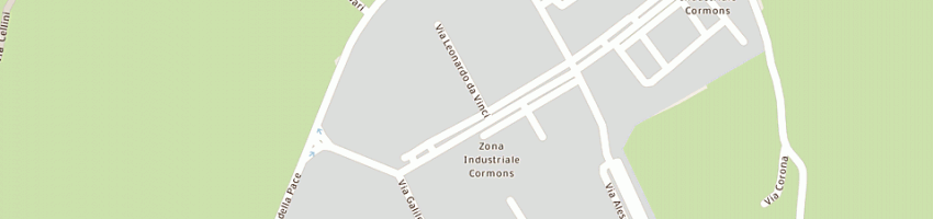 Mappa della impresa poligrafiche san marco a CORMONS