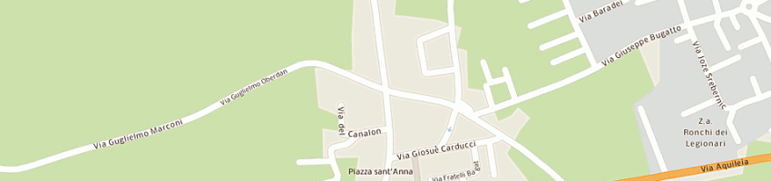 Mappa della impresa salone annalisa a SAN CANZIAN D ISONZO