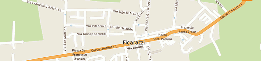 Mappa della impresa perlongo rosalia a FICARAZZI