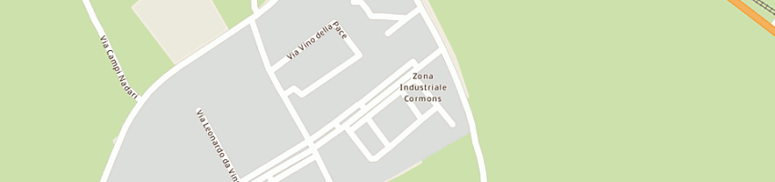 Mappa della impresa m2 di minen massimo a CORMONS
