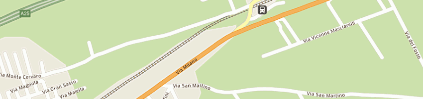Mappa della impresa caff di antonio d'intinosante a AVEZZANO
