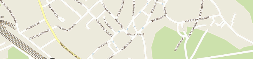 Mappa della impresa bar roma a CORMONS