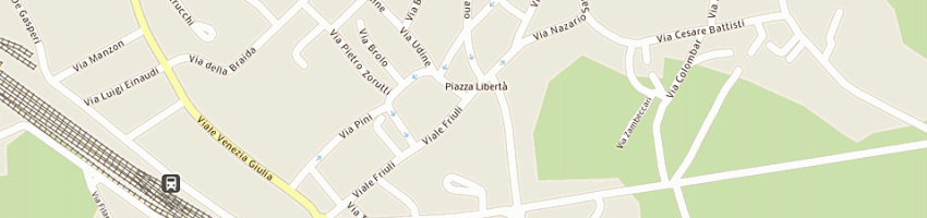 Mappa della impresa il giardino incantato a CORMONS