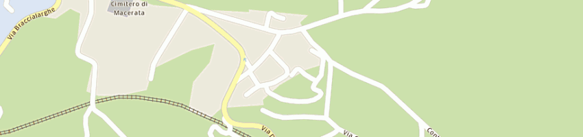 Mappa della impresa tappezzeria la tas di ascenzi massimo a MACERATA