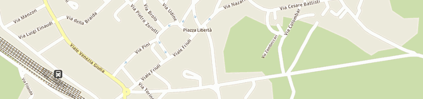 Mappa della impresa emmepi centro elabone dati di petruz tiziana e michelani luciana sn a CORMONS
