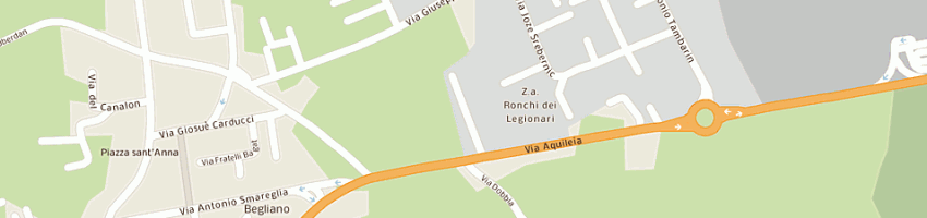 Mappa della impresa emme due spa a RONCHI DEI LEGIONARI