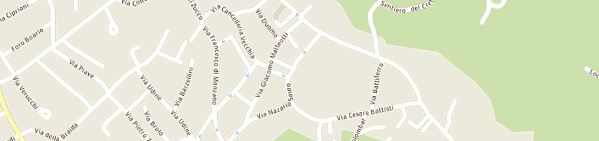 Mappa della impresa assicurazioni vaccaro massimo a CORMONS