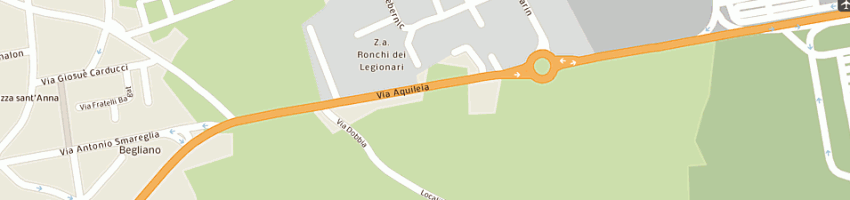 Mappa della impresa alitalia spa a RONCHI DEI LEGIONARI