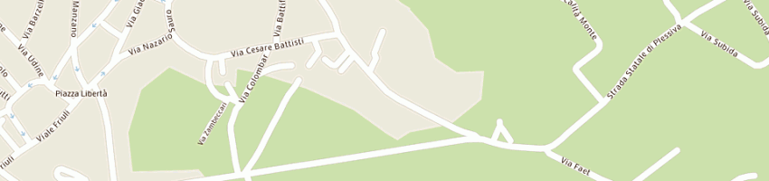 Mappa della impresa bastiani franco a CORMONS