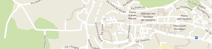 Mappa della impresa lampa franco a OSIMO