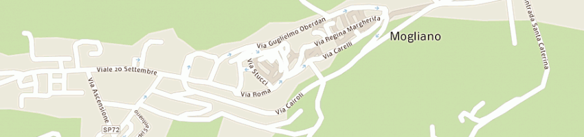 Mappa della impresa non solo intimo di fabiani giuliana a MOGLIANO