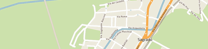 Mappa della impresa ferlan sergio a SAGRADO
