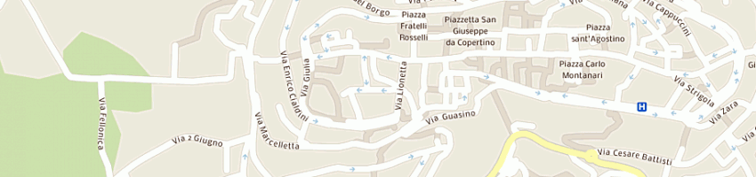 Mappa della impresa michelangelo costruzioni srl a OSIMO