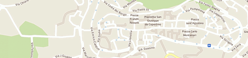 Mappa della impresa istituto nazionale della previdenza sociale a OSIMO