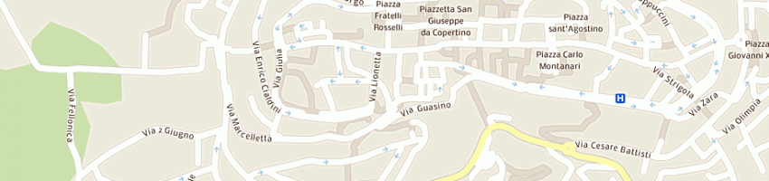 Mappa della impresa fiduciaria a OSIMO