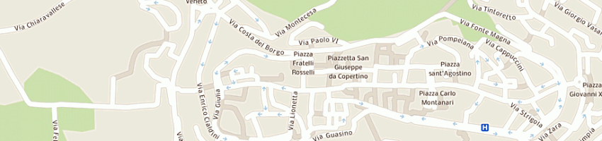Mappa della impresa s e e pirani sergio a OSIMO