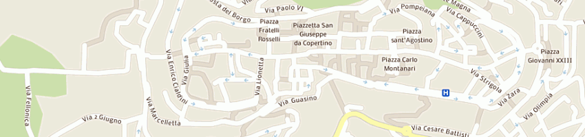 Mappa della impresa marc tour (srl) a OSIMO