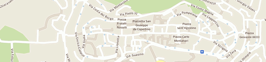 Mappa della impresa ristorante pizzeria la scala a OSIMO