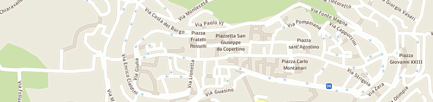 Mappa della impresa polverini giuseppe a OSIMO