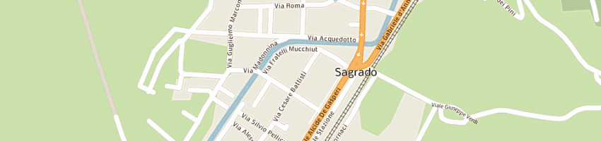 Mappa della impresa bernabe' franco a SAGRADO