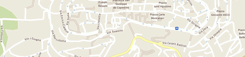 Mappa della impresa riccardo pesaresi a OSIMO