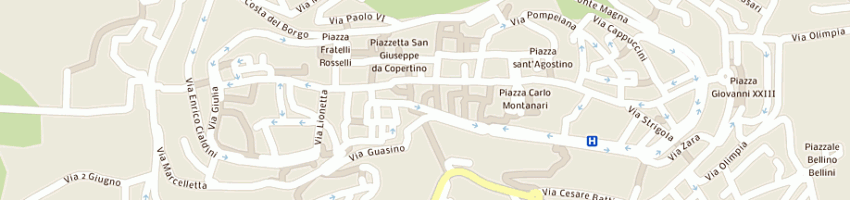 Mappa della impresa assicurazioni ras a OSIMO