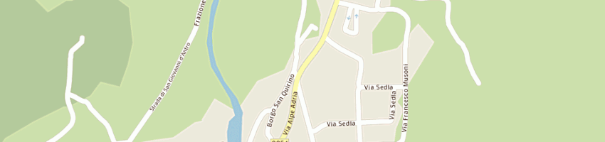 Mappa della impresa albergo ristorante belvedere a SAN PIETRO AL NATISONE