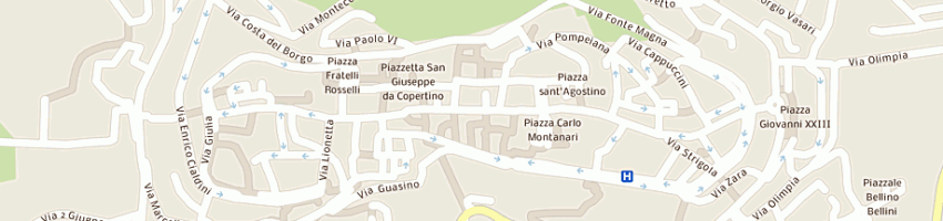 Mappa della impresa giuliodori snc di giuliodori beatrice e giovanna e c a OSIMO