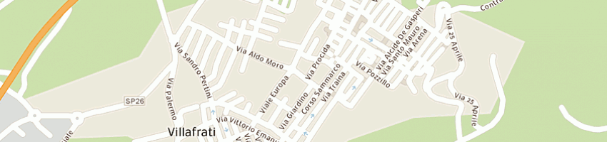 Mappa della impresa al capriccio sas di amarasco giuseppe e c a VILLAFRATI