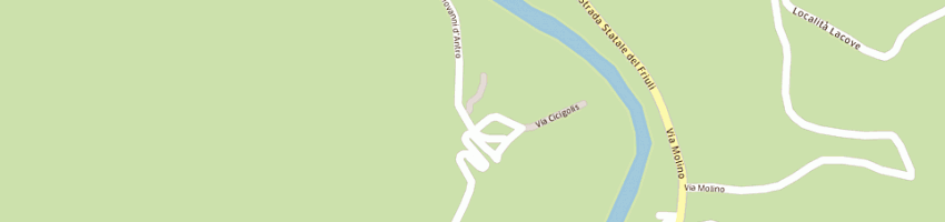 Mappa della impresa deganutti pietro a PULFERO