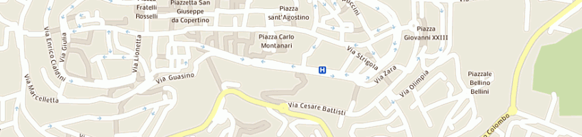 Mappa della impresa frontini elio a OSIMO