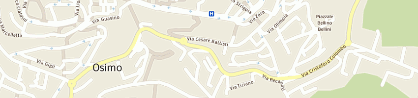 Mappa della impresa pasticceria lombardi di lombardi ernesto e csnc a OSIMO