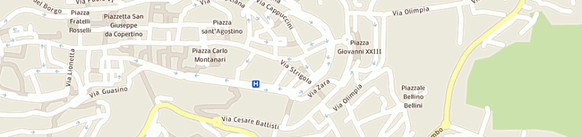 Mappa della impresa perpe' panificio pasticceria a OSIMO