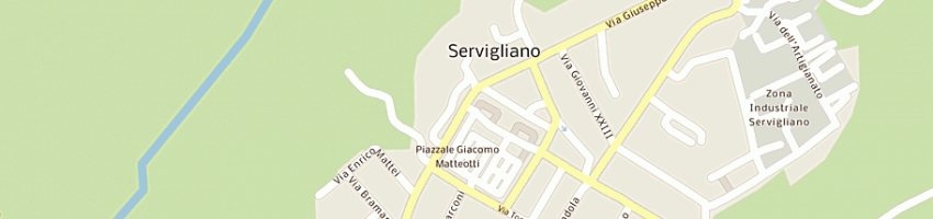 Mappa della impresa fratini assicurazioni sas di fratini franco e c a SERVIGLIANO