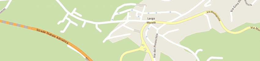 Mappa della impresa borsini giuliano a ANCONA