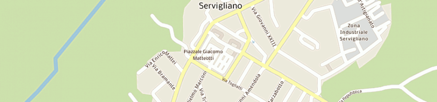 Mappa della impresa bar dello sport di mecozzi gabriele e c snc a SERVIGLIANO