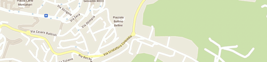 Mappa della impresa scricchio donna snc di vigiani nazzarena e vigiani lucia a OSIMO