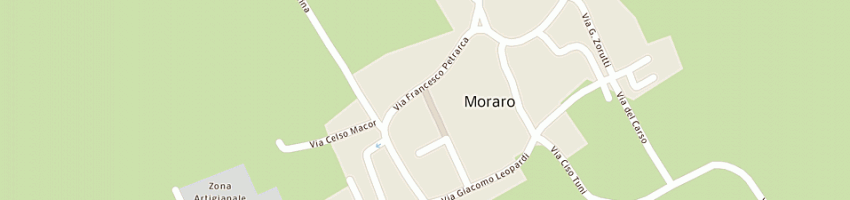 Mappa della impresa falegnameria flli pelos di luigi e vittorino (snc) a MORARO